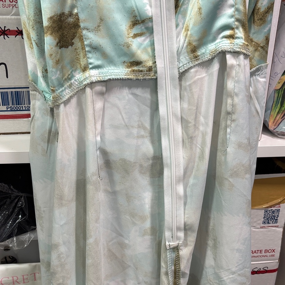 Silk Wrap Mini Dress - Picture 12 of 15